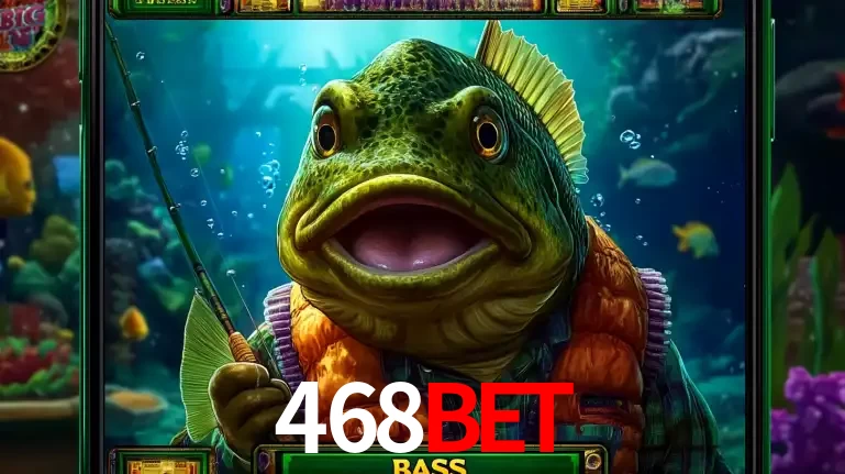 Personagem de peixe pescador do popular jogo de slot com tema de pescaria, uma das emocionantes opções de caça-níqueis para jogar e ganhar no cassino 468BET.